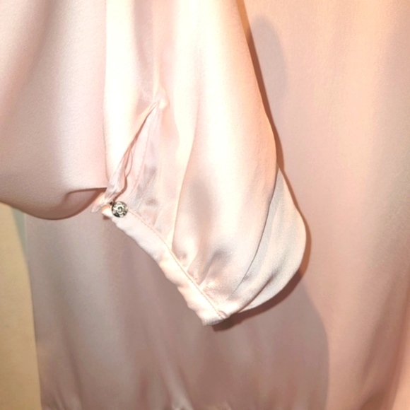 NWOT Amanda Uprichard Revolve Tessa Thong Bodysuit in Blush Pink Sz Large - Picture 10 of 14